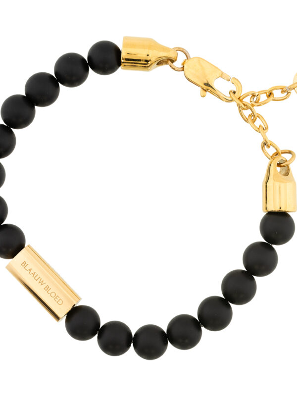 "Hugo"  Schwarz Matt Gold