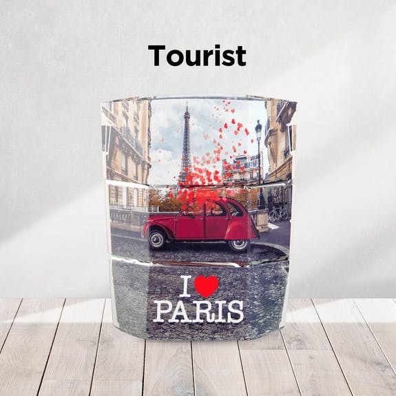 Wein-Sektkühler / Blumenvase    "Paris"