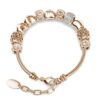 Radiant Charm Armband- Rose Gold oben