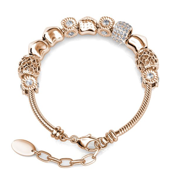 Radiant Charm Armband- Rose Gold oben