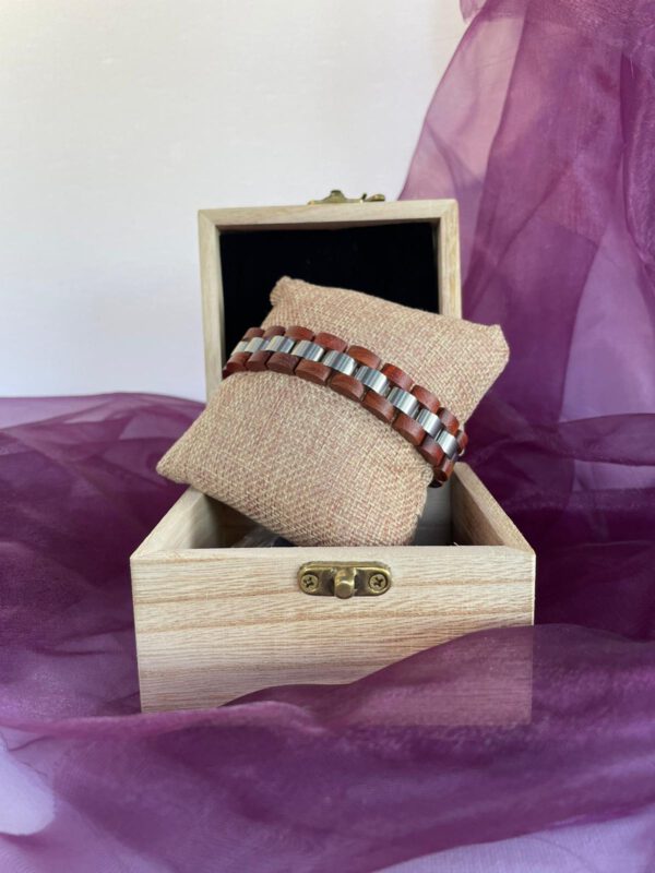 Woodz-Style - Echtholz-Armband Braun