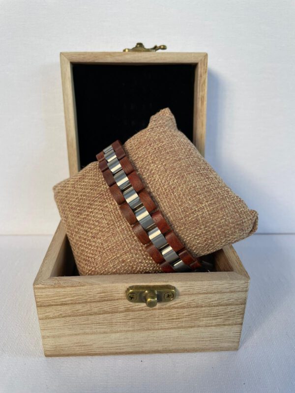 Woodz-Style - Echtholz-Armband Braun