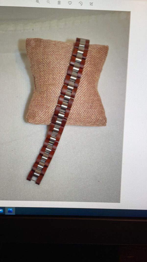 Woodz-Style - Echtholz-Armband Braun