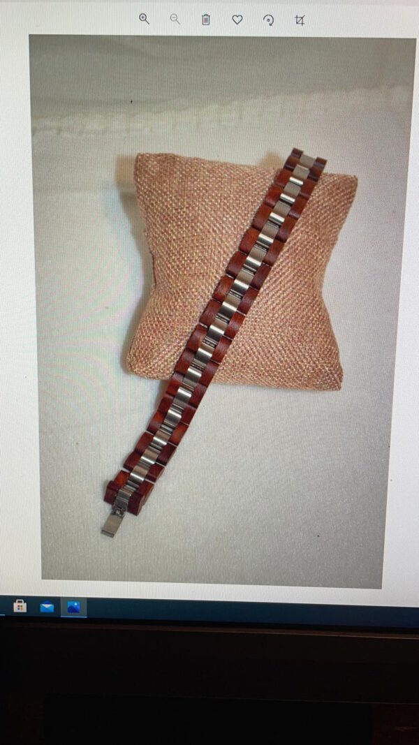 Woodz-Style - Echtholz-Armband Braun