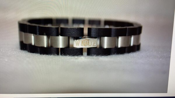 Woodz-Style – Echtholz-Armband Schwarz