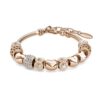Radiant Charm-Armband - Roségold und Kristall