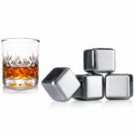 Edelstahl-Eiswürfel-Steine (4er-Set)