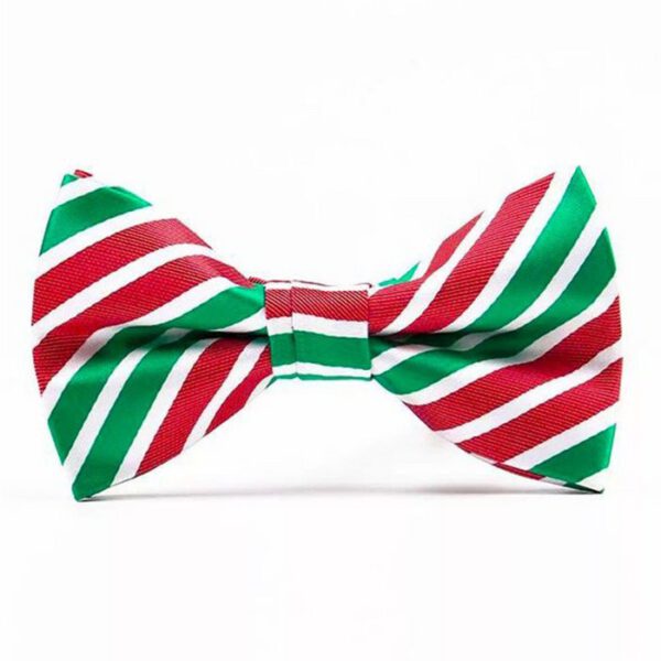 Weihnachtsfliege  GREEN AND RED STRIPES