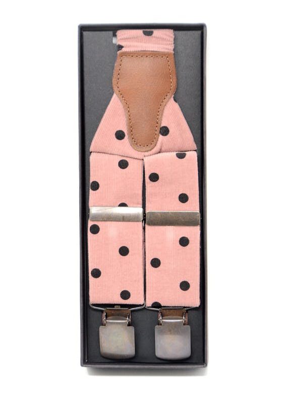 Hosenträger Babycord Rosa