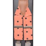 Hosenträger Babycord Orange