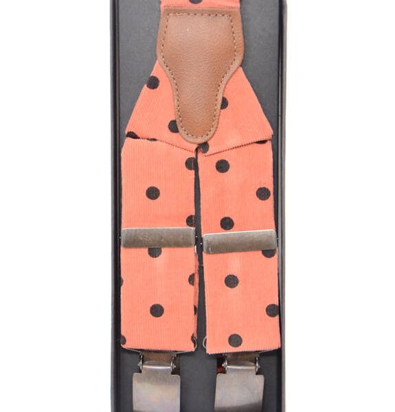 Hosenträger Babycord Orange