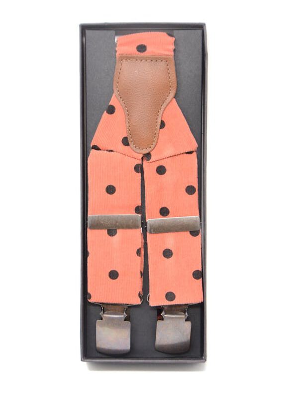 Hosenträger Babycord Orange