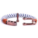 Nautische C3 Kupfer Weiß Blau