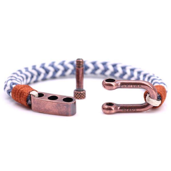 Nautische C3 Kupfer Weiß Blau