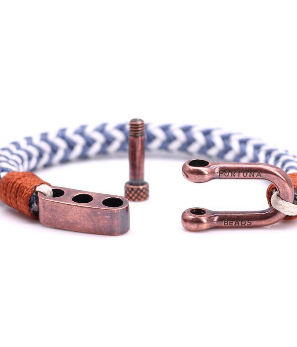 Nautische C3 Kupfer Weiß Blau