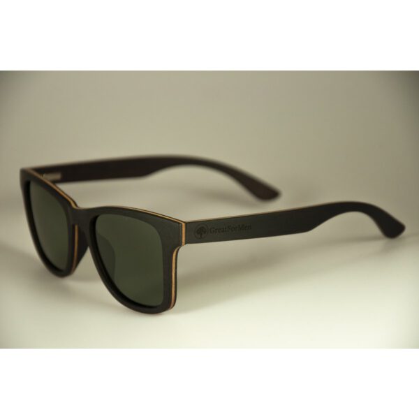 GreatForMen Sonnenbrille Wayfarer Walnut