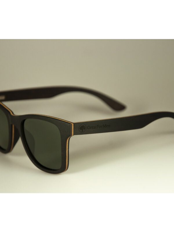 GreatForMen Sonnenbrille Wayfarer Walnut
