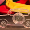 Automobil aus Acryglas mit 1g Feinsilber