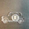Automobil aus Acryglas mit 1g Feinsilber