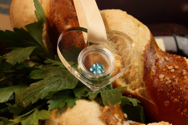 Plexi-Herzwerk - Herz aus Acryglas mit Aufbewahrungs Kapsel