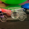 Automobil aus Acryglas mit 1g Feinsilber